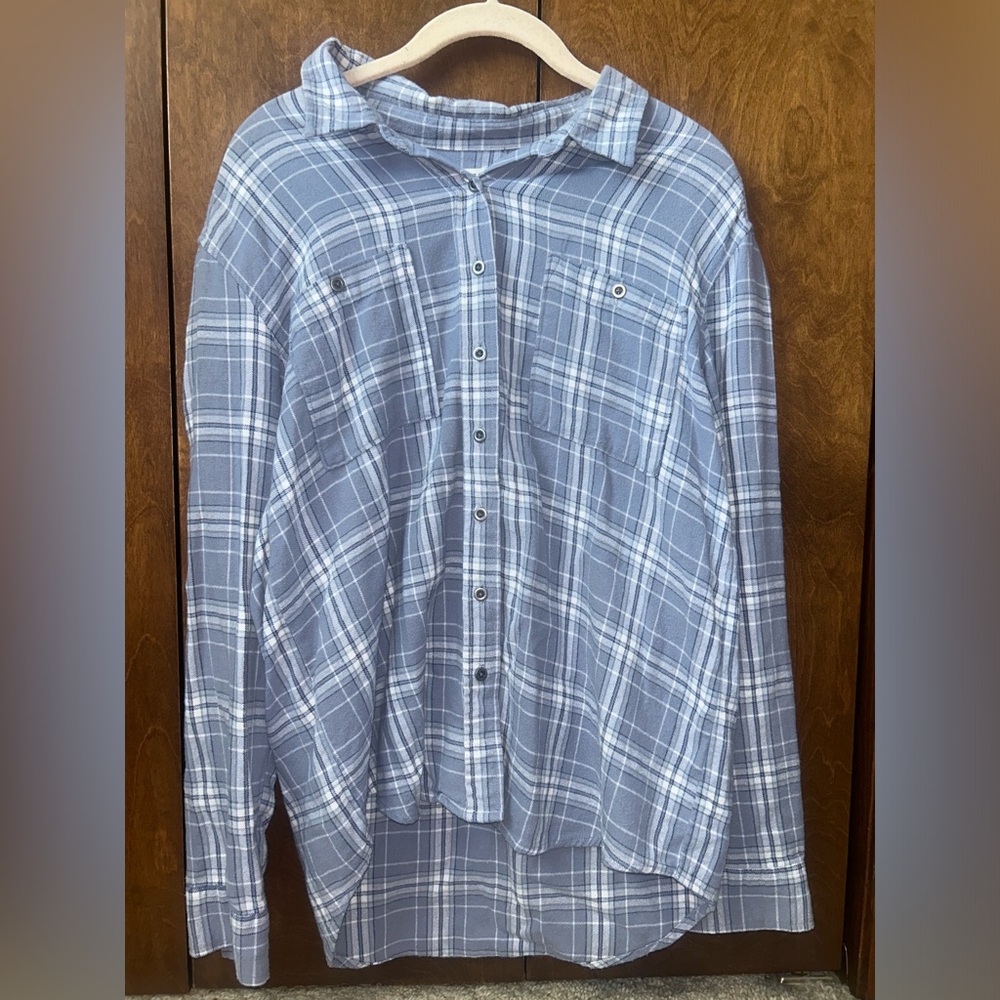 Blue Pacsun Flannel